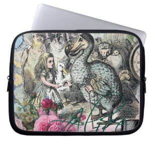 Alice in Wonderland Dodo Classic Artwork Laptop Sleeve