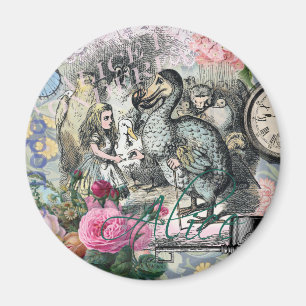 Alice in Wonderland Dodo Classic Artwork Magnet