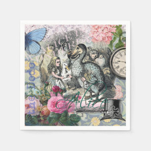 Alice in Wonderland Dodo Classic Artwork Napkin