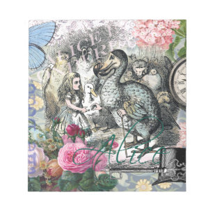 Alice in Wonderland Dodo Classic Artwork Notepad