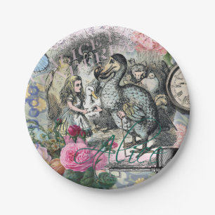 Alice in Wonderland Dodo Classic Artwork Paper Plate