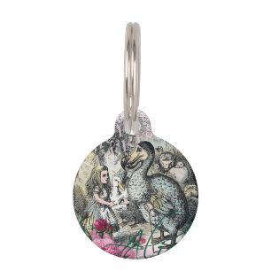 Alice in Wonderland Dodo Classic Artwork Pet Tag