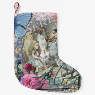 Alice in Wonderland Dodo Classic Artwork Small Christmas Stocking