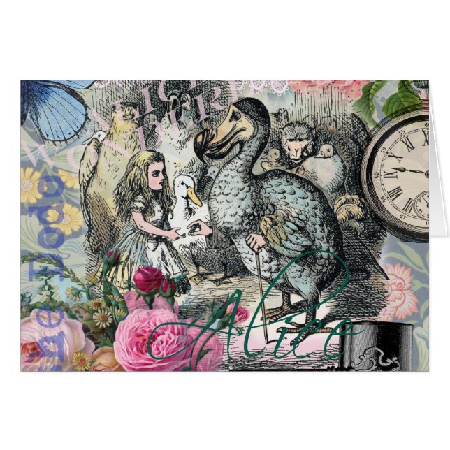 Alice in Wonderland Dodo Classic Tenniel Art (Front Horizontal)