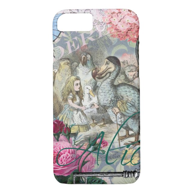 Alice in Wonderland Dodo Classic Tenniel Art Case-Mate iPhone Case (Back)