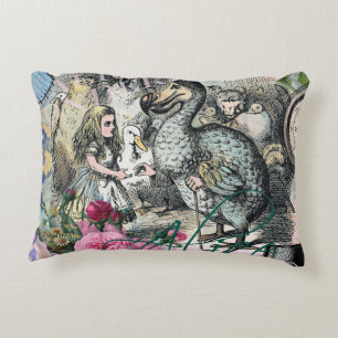 Alice in Wonderland Dodo Classic Tenniel Art Decorative Cushion