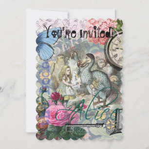 Alice in Wonderland Dodo Classic Tenniel Art Invitation
