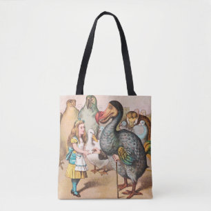 Alice in Wonderland Dodo Tote Bag