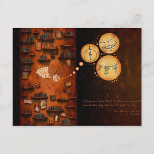 Alice in Wonderland-Down The Rabbit-Hole Postcard