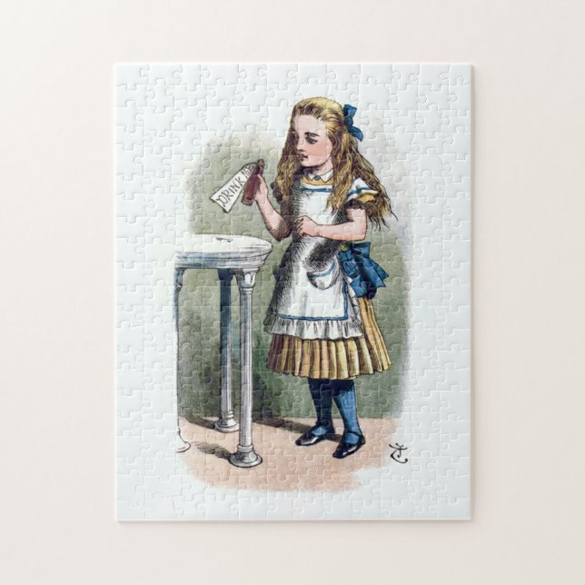 Alice in Wonderland Drink Me Jigsaw Puzzle (Vertical)