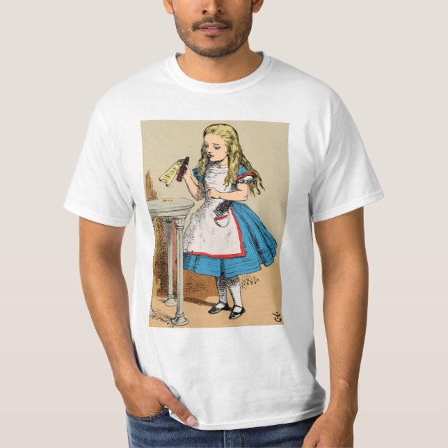 Alice in Wonderland - Drink Me Men's T-Shirt (Front)