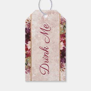 Alice in Wonderland Drink Me Tea Party Favour Gift Tags