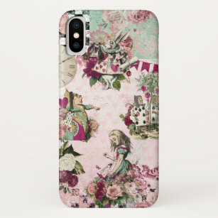 Alice in Wonderland Elegant pink Case-Mate iPhone Case