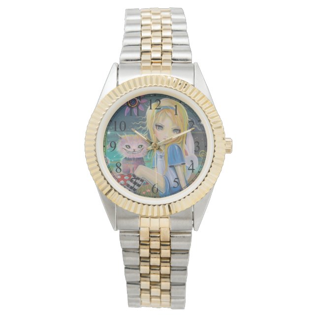 Alice in Wonderland Fairytale Cute Girly Watch (Front)