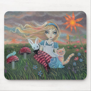 Alice in Wonderland Fantasy Art Mousepad
