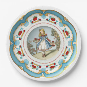 Alice in Wonderland - Faux China Paper Plates