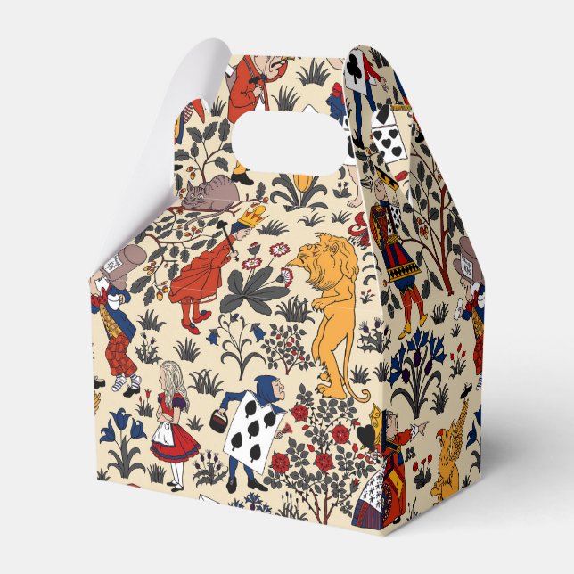 Alice in Wonderland Favour Box (Front Side)