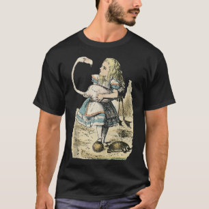 Alice in Wonderland Flamingo & Hedgehog Croquet Ta T-Shirt