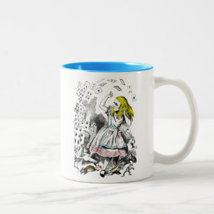 Alice in Wonderland Flying Playing Cards Mug