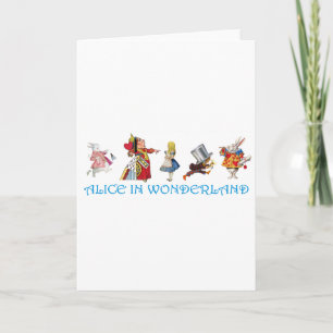 ALICE IN WONDERLAND & FRIENDS CARD
