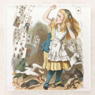 Alice In Wonderland Glass Coaster
