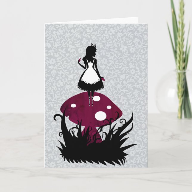 Alice in Wonderland Greeting Card (Front)