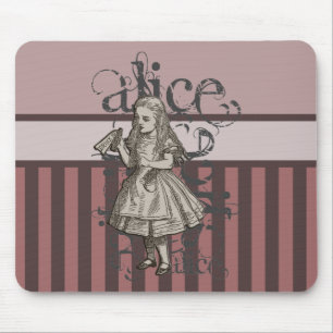 Alice In Wonderland Grunge Mouse Mat