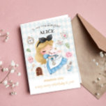 Alice in Wonderland Happy Unbirthday Greeting Card<br><div class="desc">Alice in Wonderland Happy Unbirthday Greeting Card. Perfect for kids,  this whimsical card brings joyful wishes and a sense of wonder to their birthday celebration. Make their day unforgettable!</div>