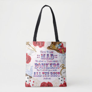 Alice in Wonderland - Have I Gone Mad? Tote Bag