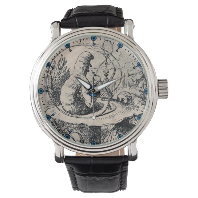 Alice (In Wonderland) Illustrated Theme Watch (Front)