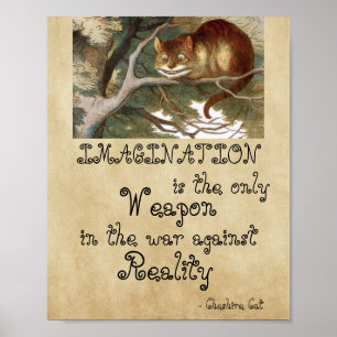 Alice in Wonderland - IMAGINATION CAT 1865 Poster