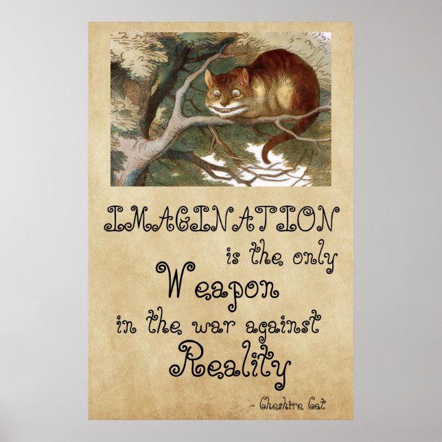 Alice in Wonderland - IMAGINATION CAT 1865 Poster (Front)