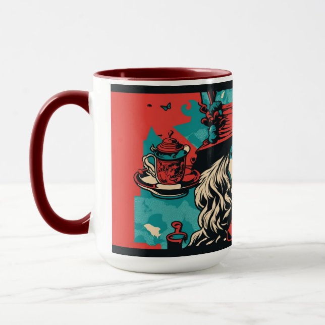 Alice in Wonderland inspired Mug  (Left)