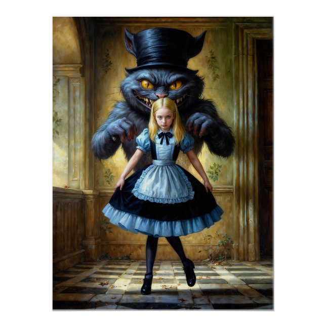 Alice in Wonderland Inspired Poster (Front)
