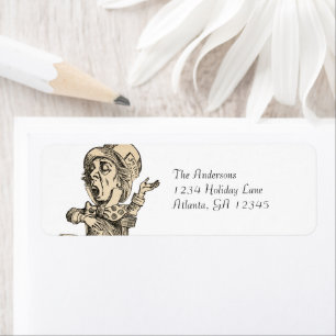 Alice In Wonderland Invites Top Hat Gentleman