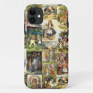 Alice in Wonderland Iphone case collage