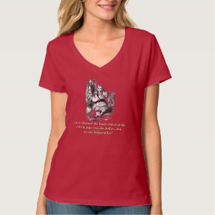 Alice (In Wonderland) Ironic Parody Women's T-Shirt