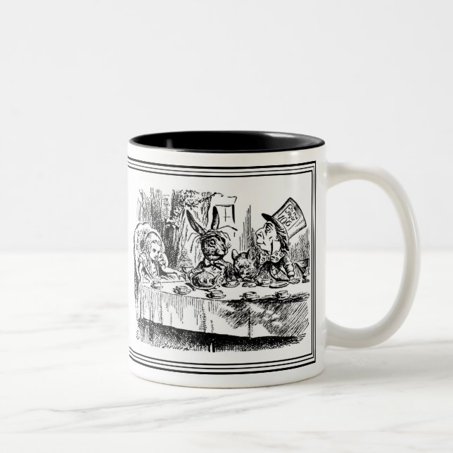 Alice in Wonderland John Tenniel Illustration Mug (Right)