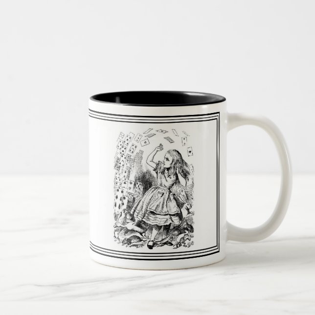 Alice in Wonderland John Tenniel Illustration Mug (Right)