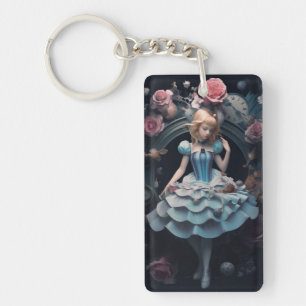 Alice in Wonderland Key Ring