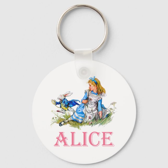 ALICE IN WONDERLAND KEY RING (Front)