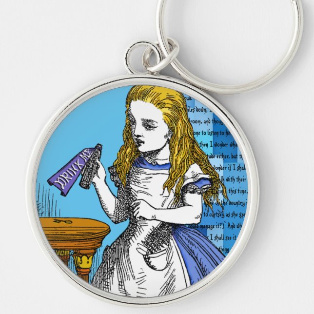 Alice in Wonderland Key Ring (Front)