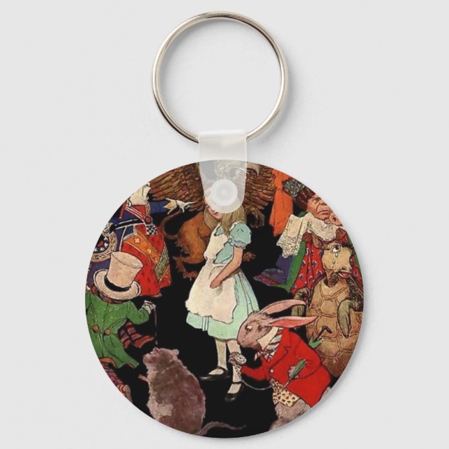 Alice_in_Wonderland Key Ring (Front)