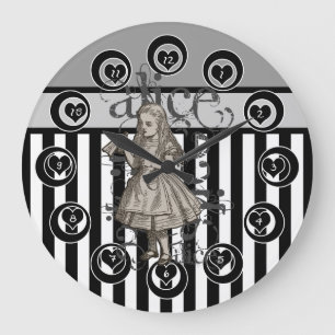 Alice In Wonderland Large Clock