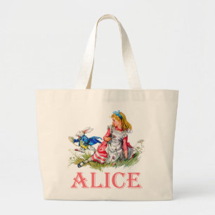 ALICE IN WONDERLAND LARGE TOTE BAG