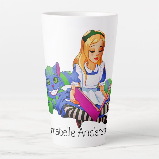 Alice in Wonderland Latte Mug (Front)