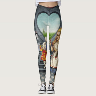 Alice in Wonderland Leggings 2