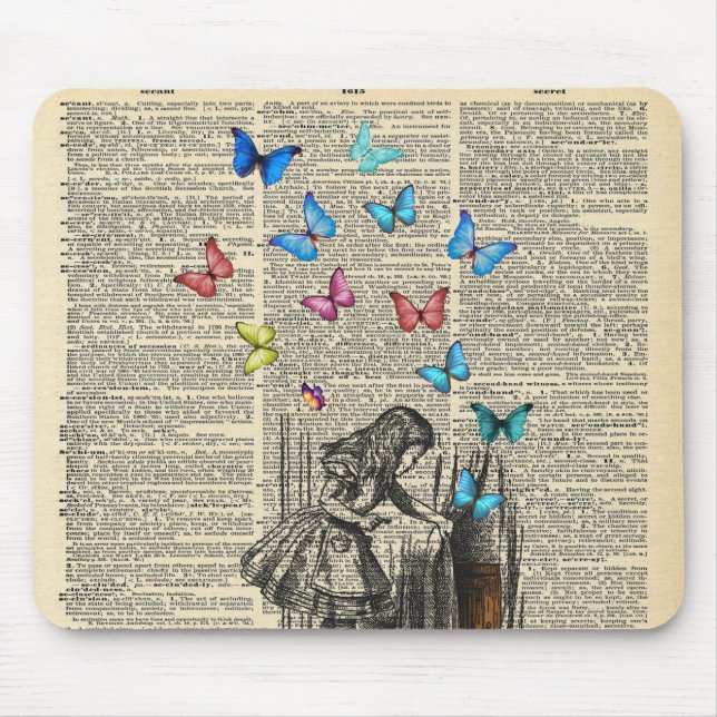 Alice In Wonderland - Let The Adventure Begin Mouse Mat (Front)