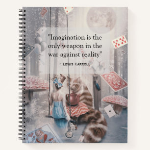 Alice in Wonderland Lewis Carroll Imagination Notebook