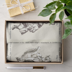 Alice in Wonderland Lewis Carroll Poem Father Will Tissue Paper